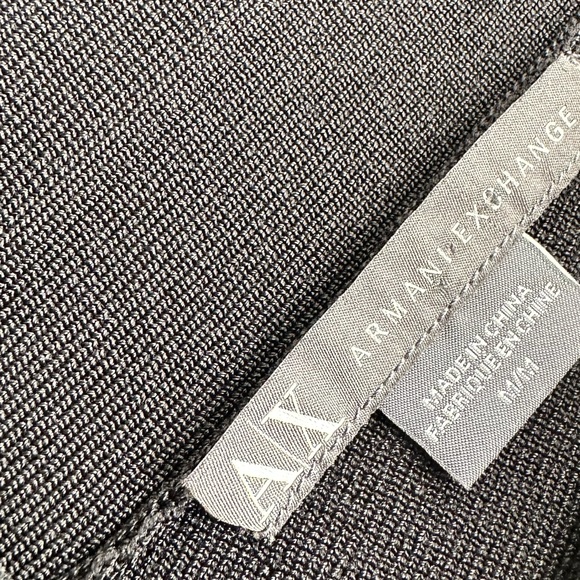 Armani Exchange Black Knit Dress - size medium - Picture 4 of 4